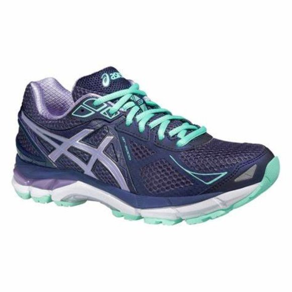 Women's ASICS Size 8.5 GT 1000 Blue Green Lavendar - Picture 1 of 7
